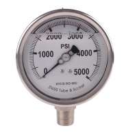 5000PSI  high quality stainless steel  pressure gauge