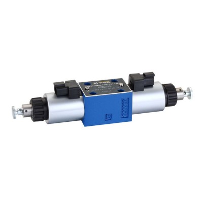 High Pressure Hydraulic Solenoid Valve With Manual Lever Emergency